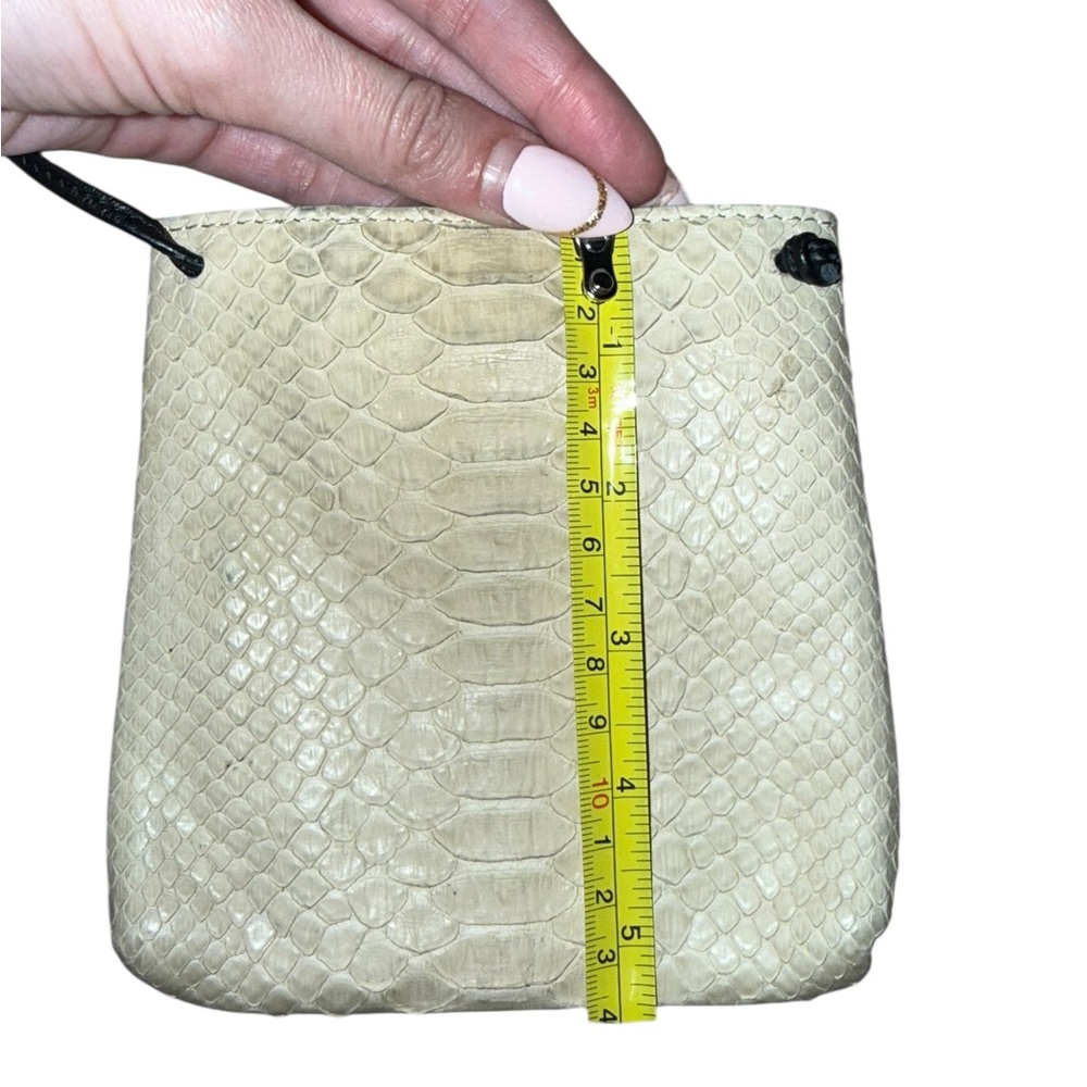 Authentic Python Snakeskin Mini Crossbody Purse L… - image 4